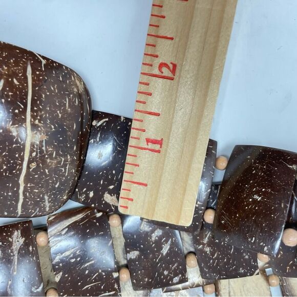 Vintage Jerry Moss Hand Carved Shell Belt Women's - Picture 5 of 8